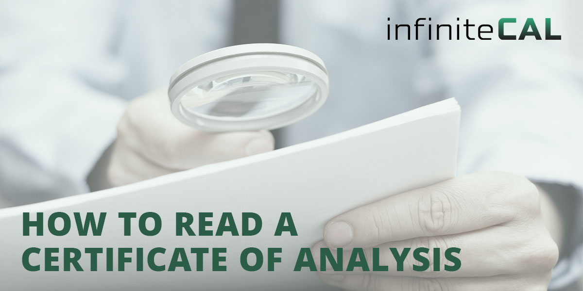 Understanding a Certificate of Analysis (COA)